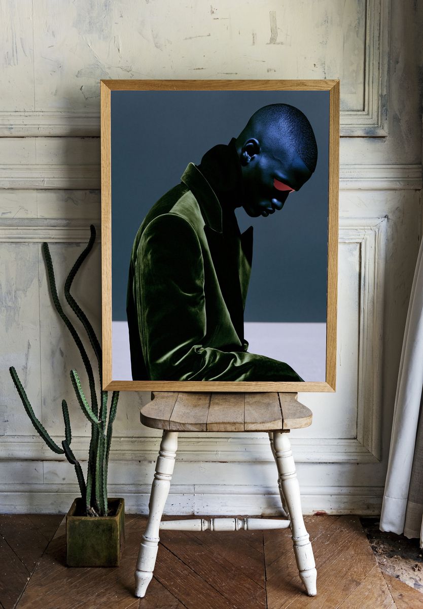 Moody Portrait Photography Poster. — room view 1