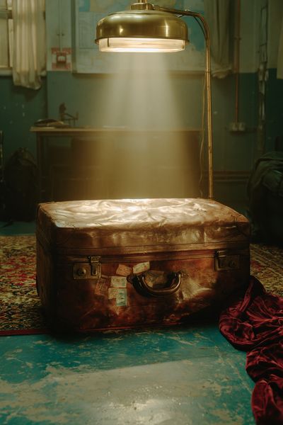 Vintage Suitcase Still Life Poster. poster print