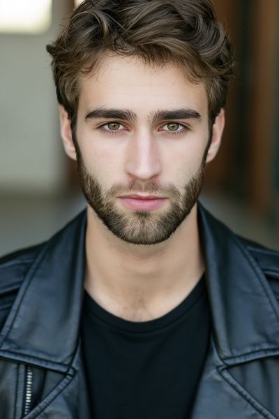 Moody Male Portrait Photography Poster. poster