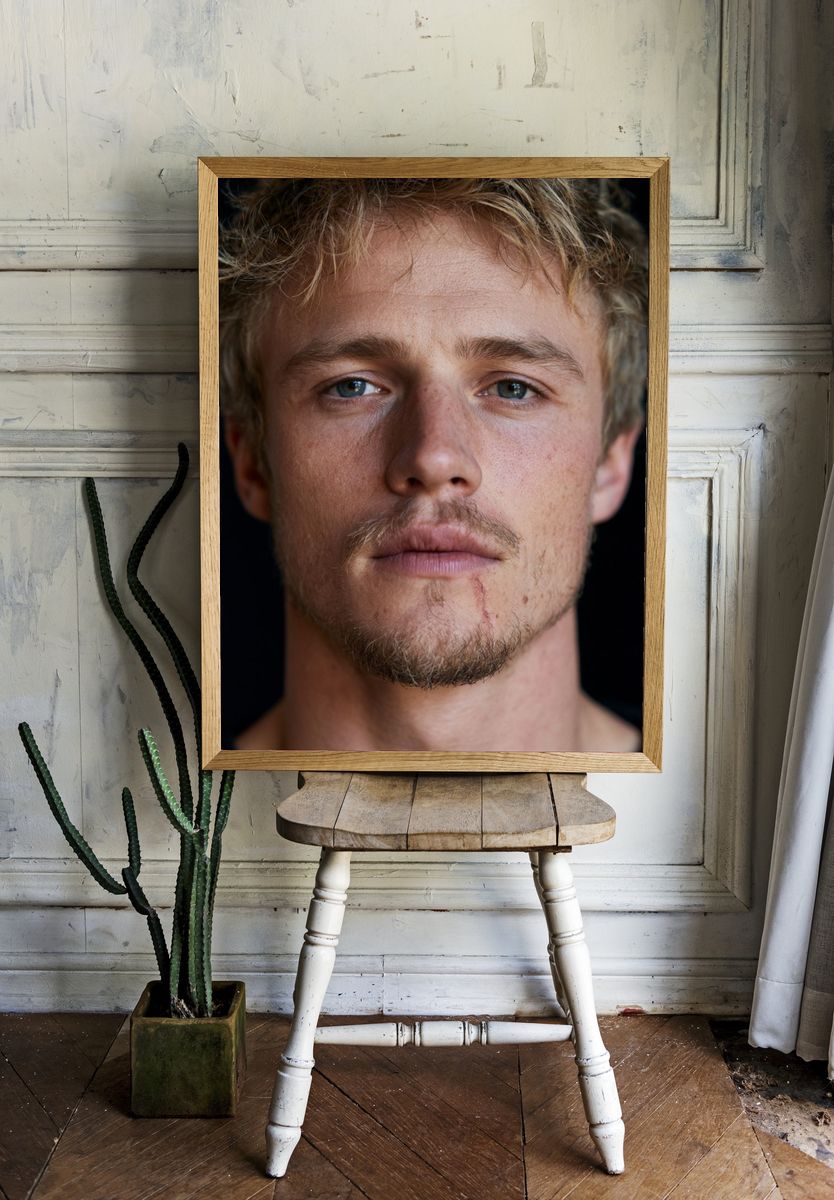 Male Portrait Photography Poster. — room view 1
