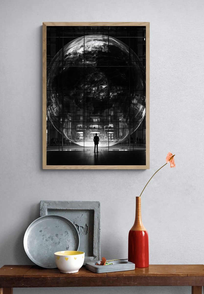 Glass Earth Observatory Poster. — room view 3