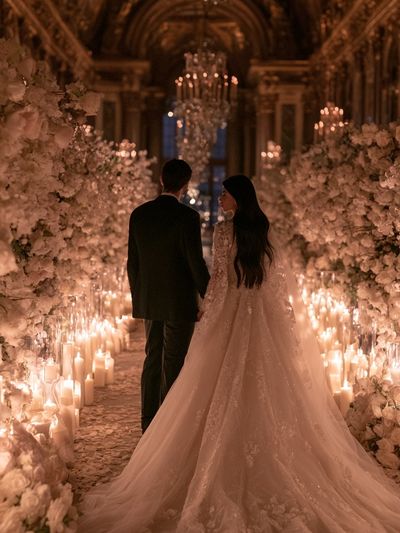 Romantic Wedding Aisle Photography Poster.
