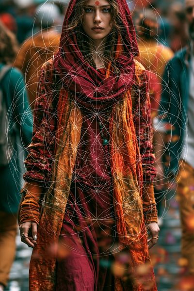 Mystic Woman Portrait Print. poster print