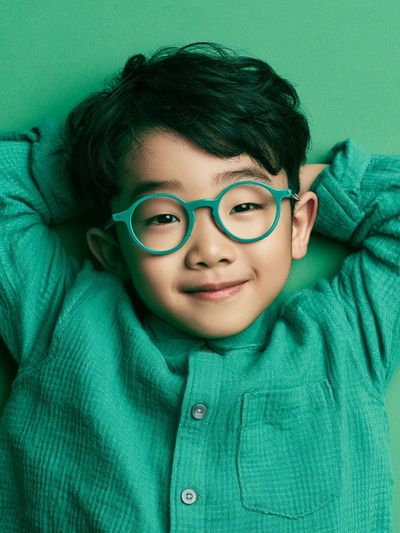 Smiling Boy Portrait Photography Poster.