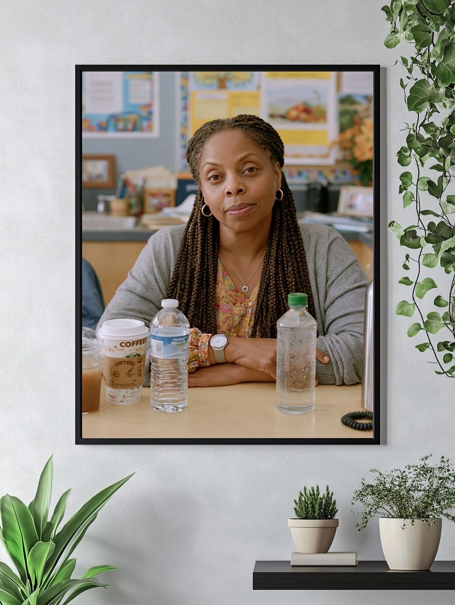 Portrait in Classroom Photography Poster. — room view 4