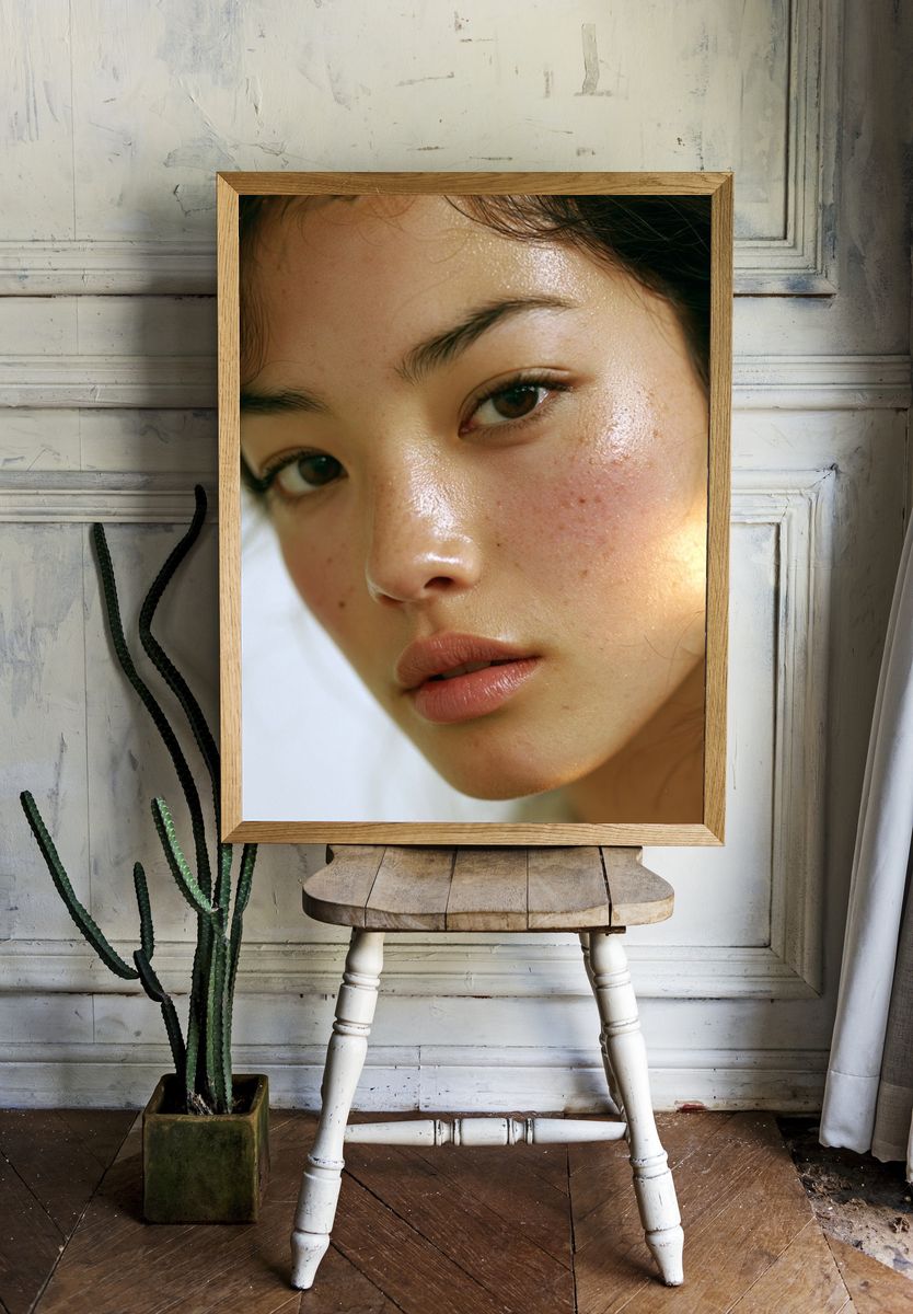 Soft Light Portrait Print. — room view 1