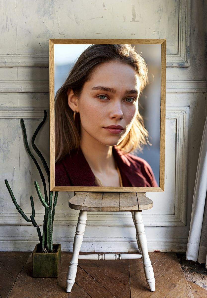 Natural Light Portrait Poster. — room view 1
