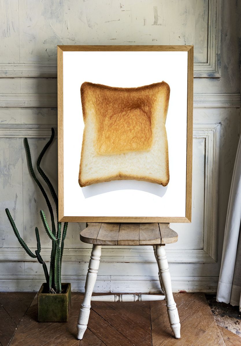 Toasted Bread Photography Print. — room view 1