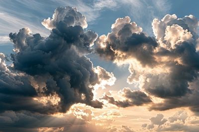 Dramatic Cloudscape Photography Poster.