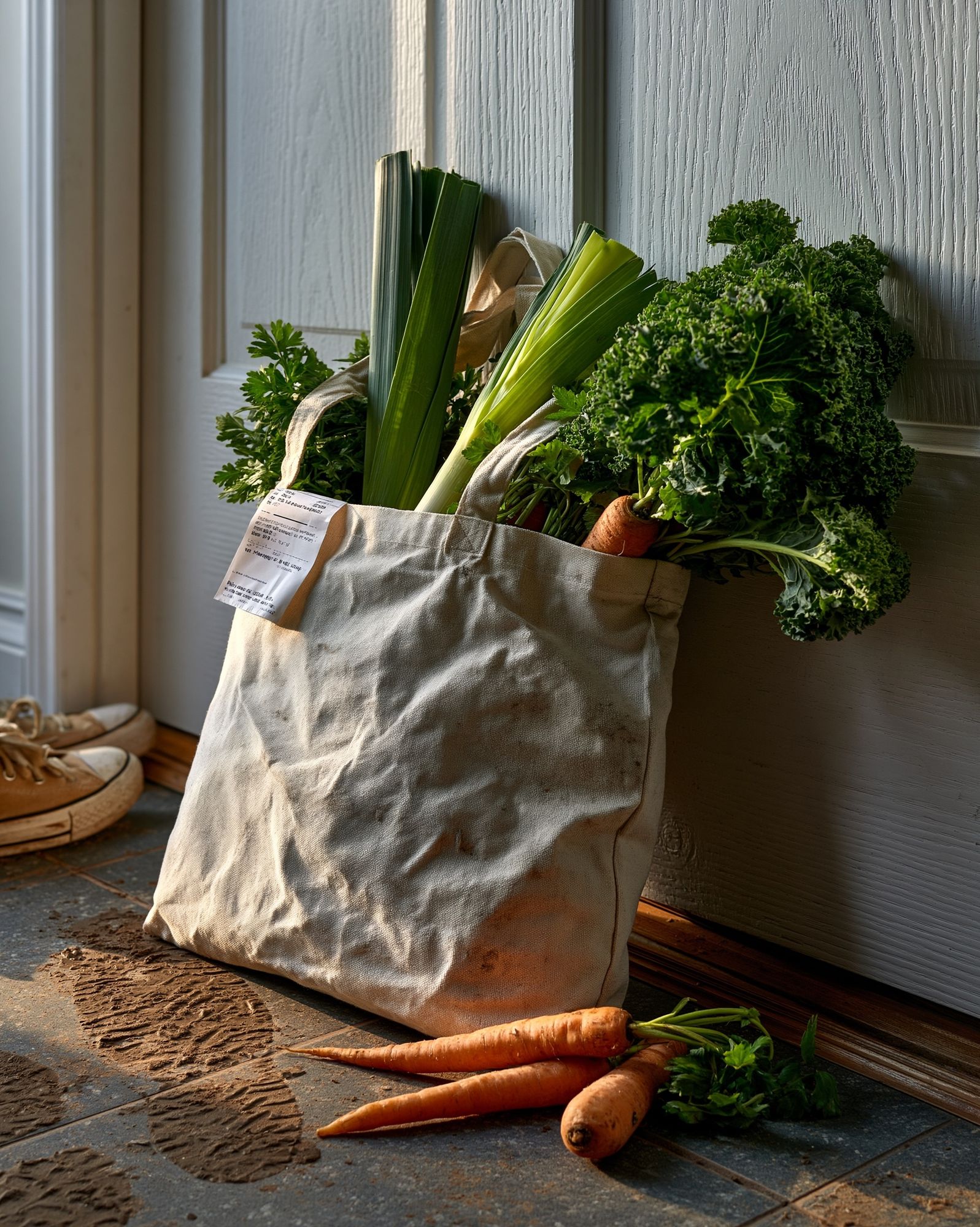Rustic Vegetable Tote Photography Poster. poster — photography art