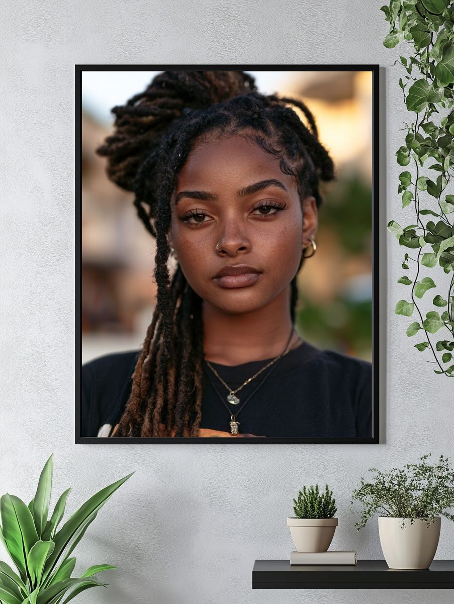 Portrait of a Woman Photography Poster. — room view 4