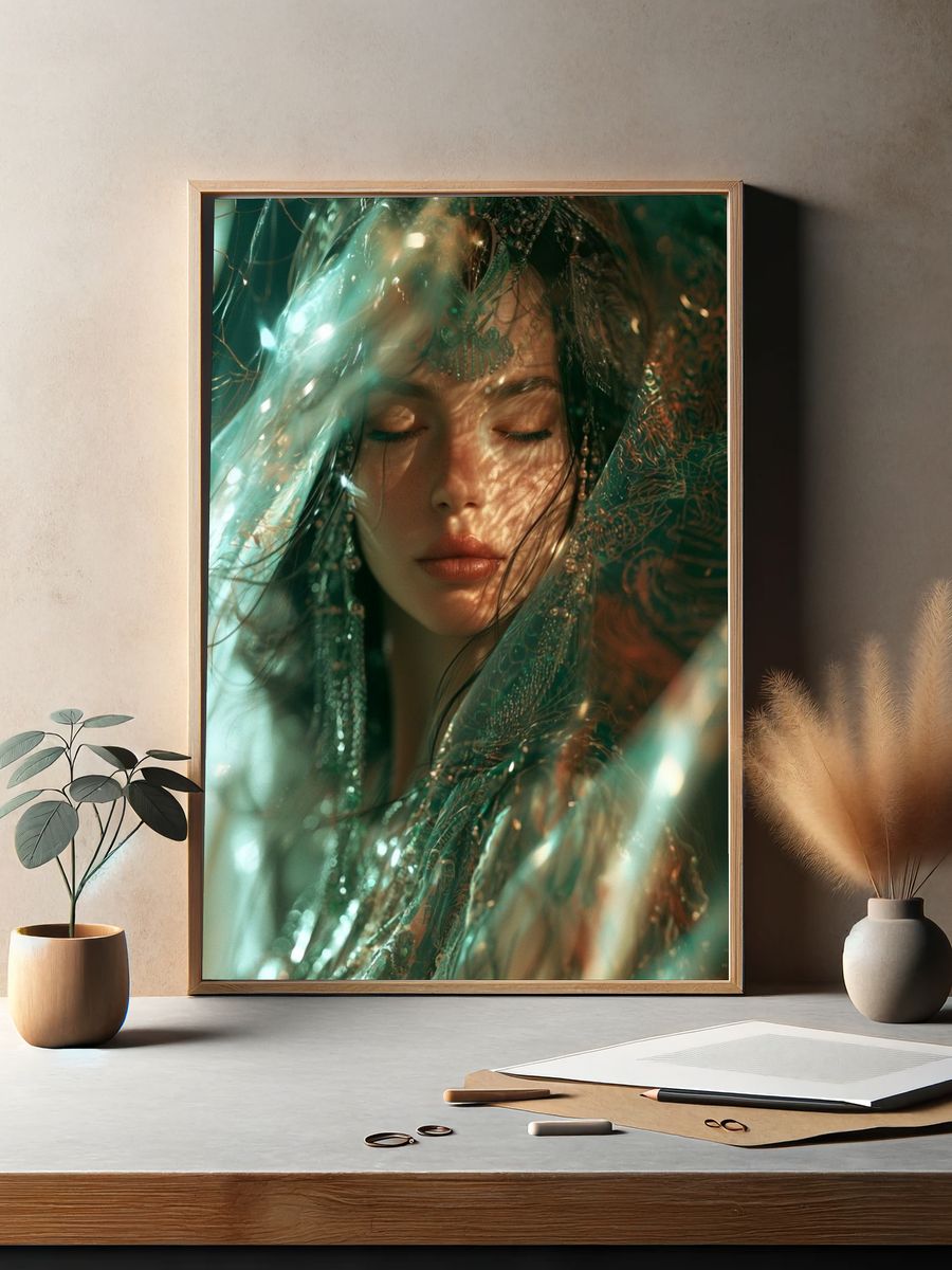 Dreamy Portrait Photography Poster. — room view 2
