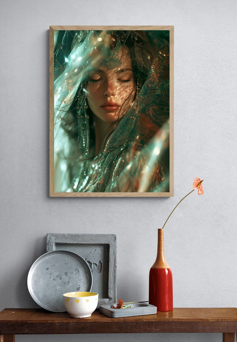 Dreamy Portrait Photography Poster. — room view 3