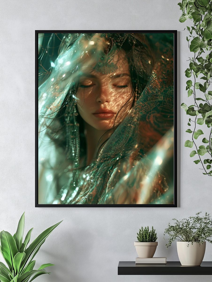 Dreamy Portrait Photography Poster. — room view 4
