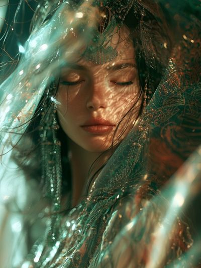 Dreamy Portrait Photography Poster.