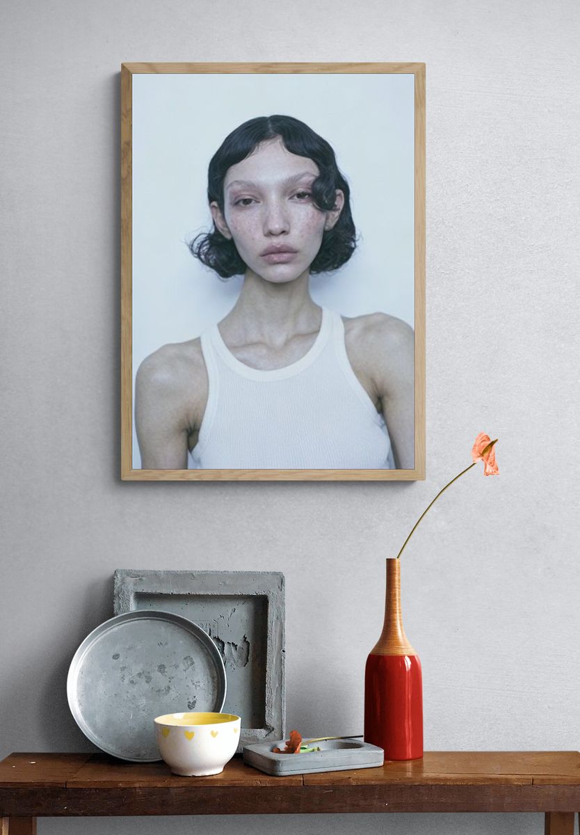 Minimalist Portrait Photography Poster. — room view 3