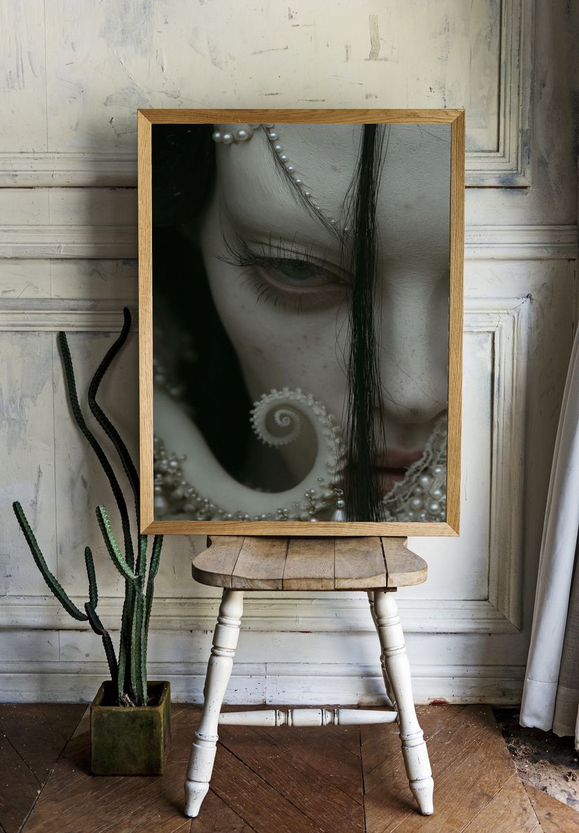 Pearl Portrait Photography Poster. — room view 1