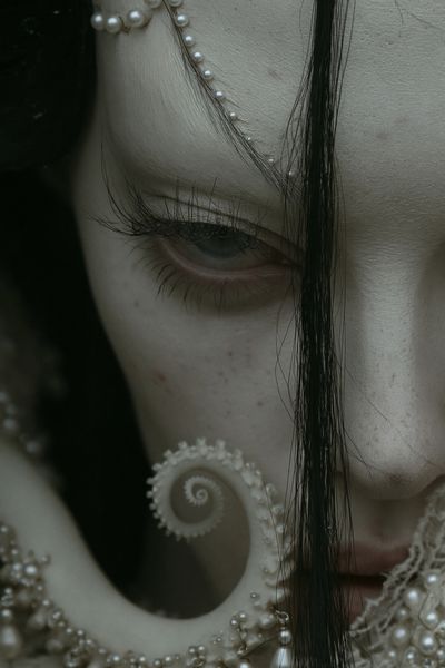 Pearl Portrait Photography Poster. poster