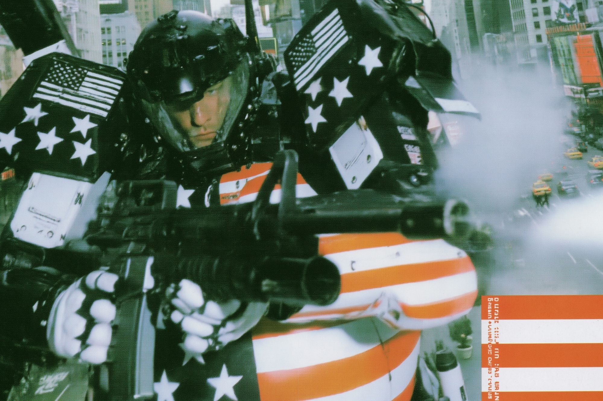 Soldier in City Combat Poster. poster — photography art