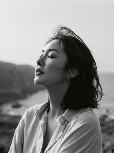 Coastal Serenity Portrait Print.