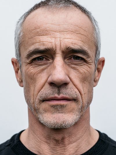 Intense Male Portrait Photography Poster. poster print
