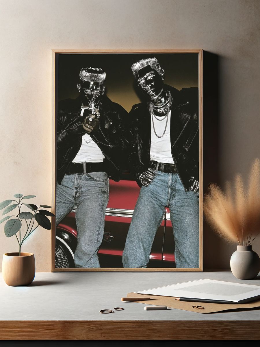 Chrome Duo Street Photography Poster. — room view 2