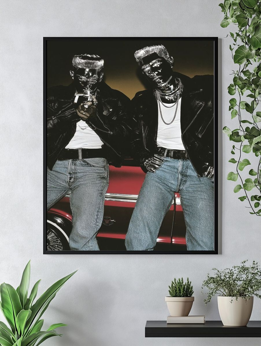 Chrome Duo Street Photography Poster. — room view 4