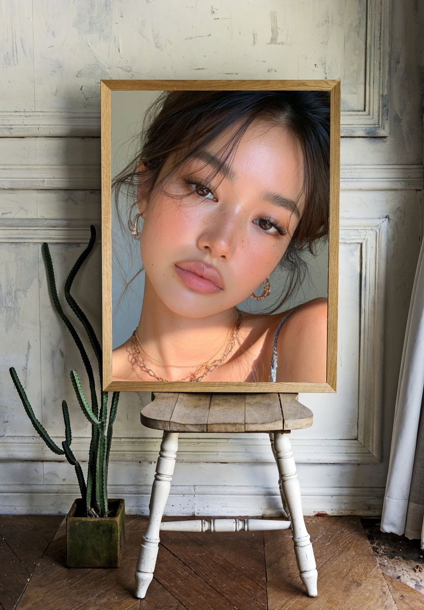 Soft Glam Portrait Poster. room preview