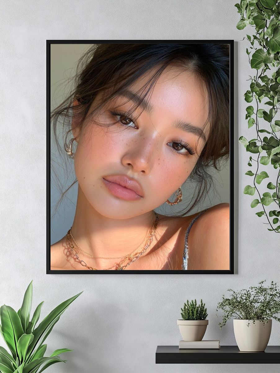 Soft Glam Portrait Poster. — room view 4
