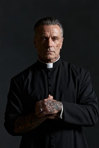 Priest Portrait Photography Poster. poster — photography art