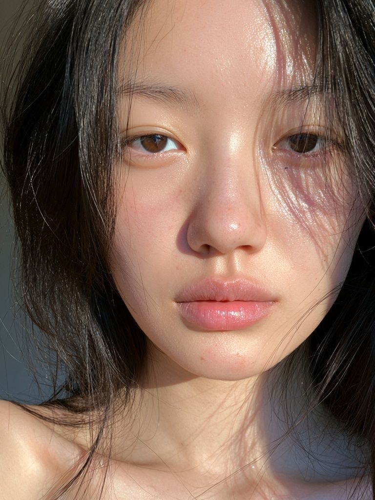 Sunlit Portrait Photography Poster. poster detail
