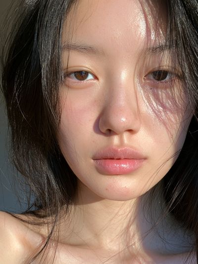 Sunlit Portrait Photography Poster. poster