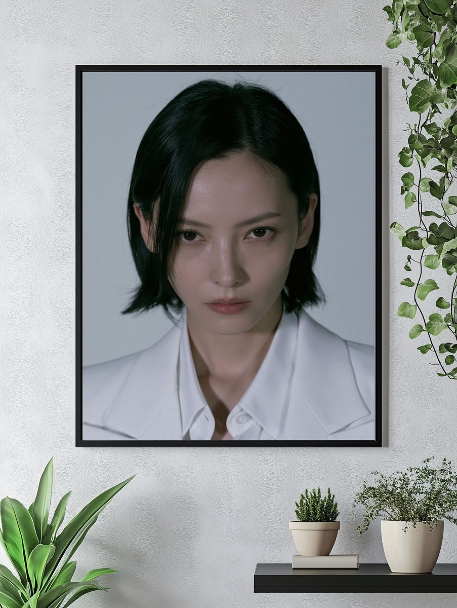 Minimalist Portrait Poster. — room view 4