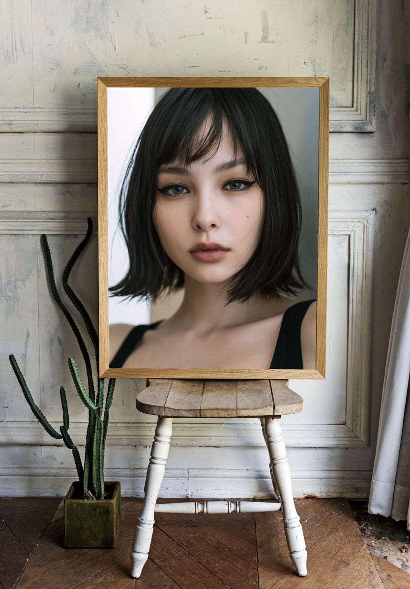 Editorial Portrait Photography Poster. — room view 1