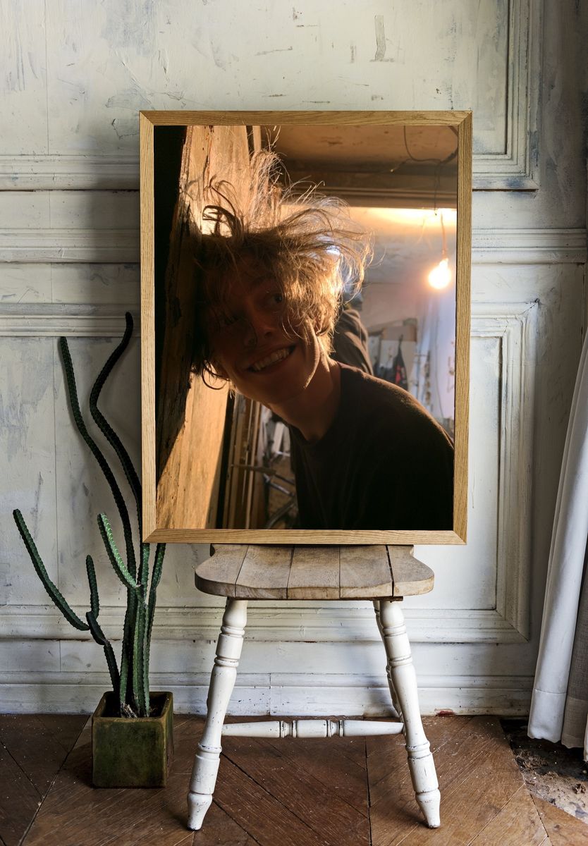 Backlit Studio Portrait Poster. room preview
