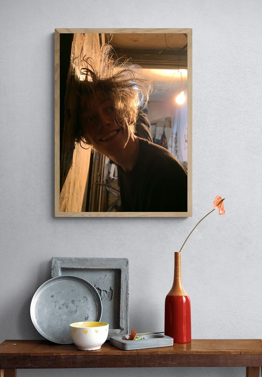 Backlit Studio Portrait Poster. — room view 3