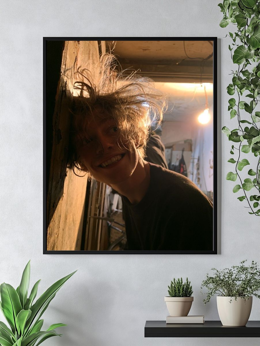 Backlit Studio Portrait Poster. — room view 4