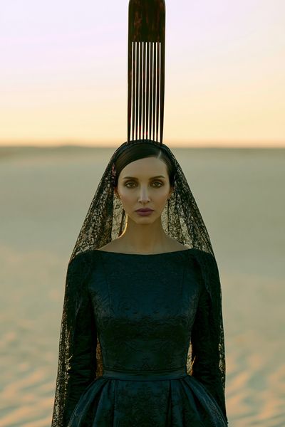 Surreal Fashion Portrait Poster. poster