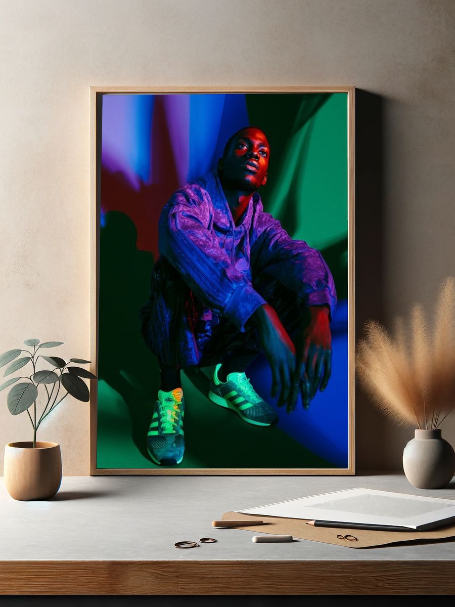 Neon Portrait Street Photography Poster. — room view 2