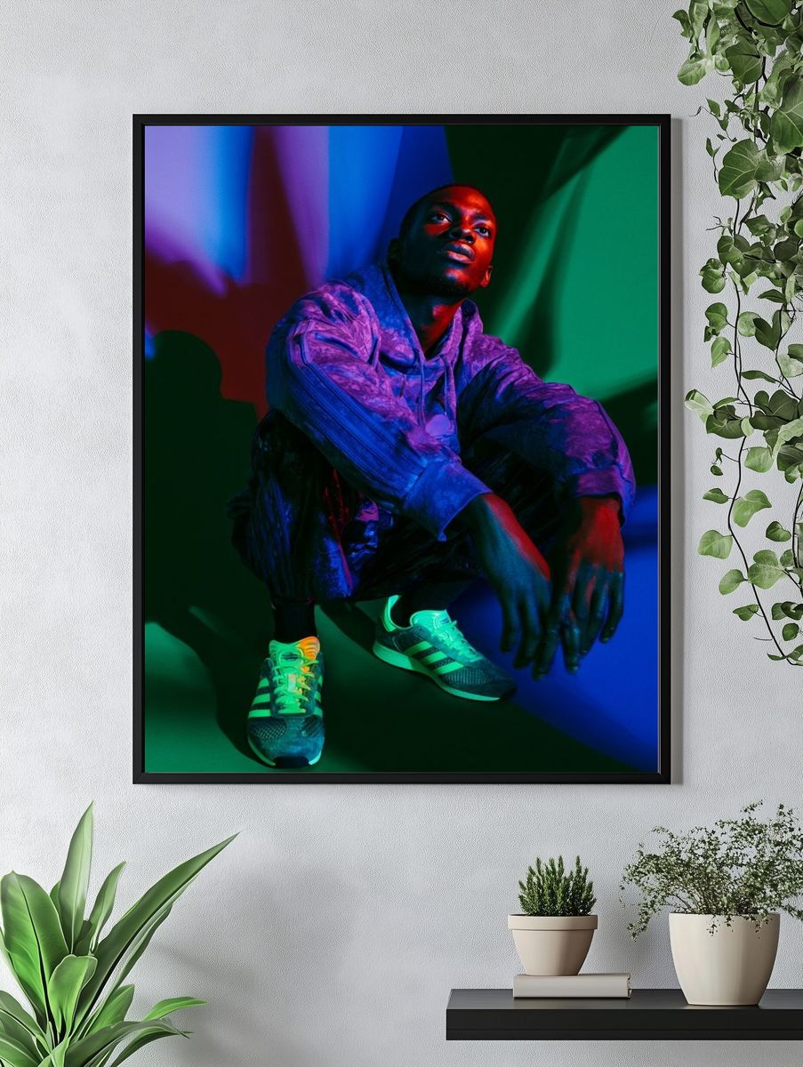 Neon Portrait Street Photography Poster. — room view 4