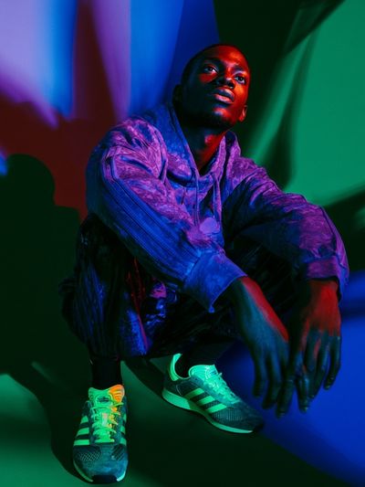 Neon Portrait Street Photography Poster. poster