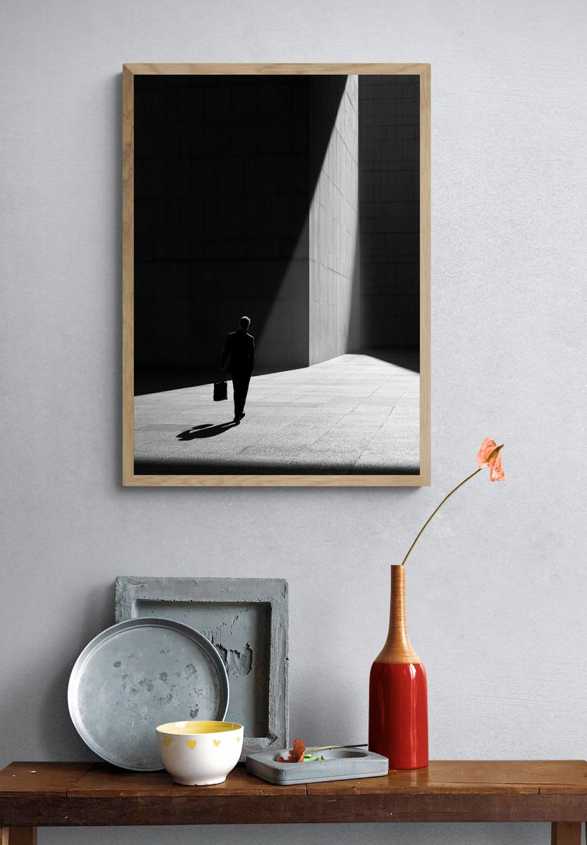 Solitary Figure in Light Poster. — room view 3