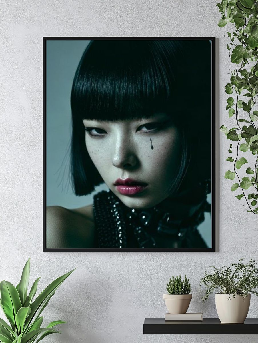 Gothic Portrait Photography Poster. — room view 4
