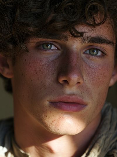 Moody Young Man Portrait Print.