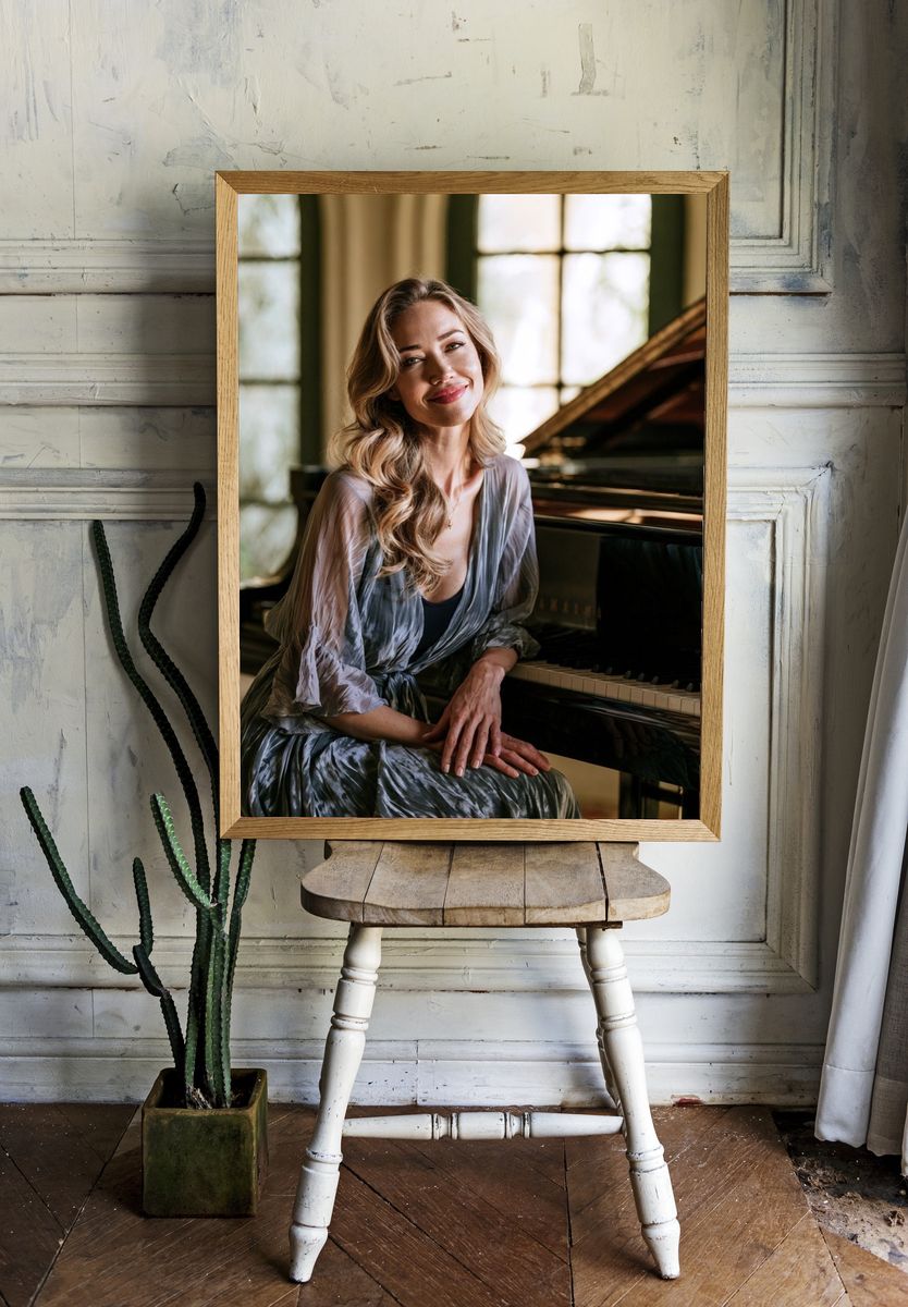 Pianist Portrait Photography Poster. — room view 1
