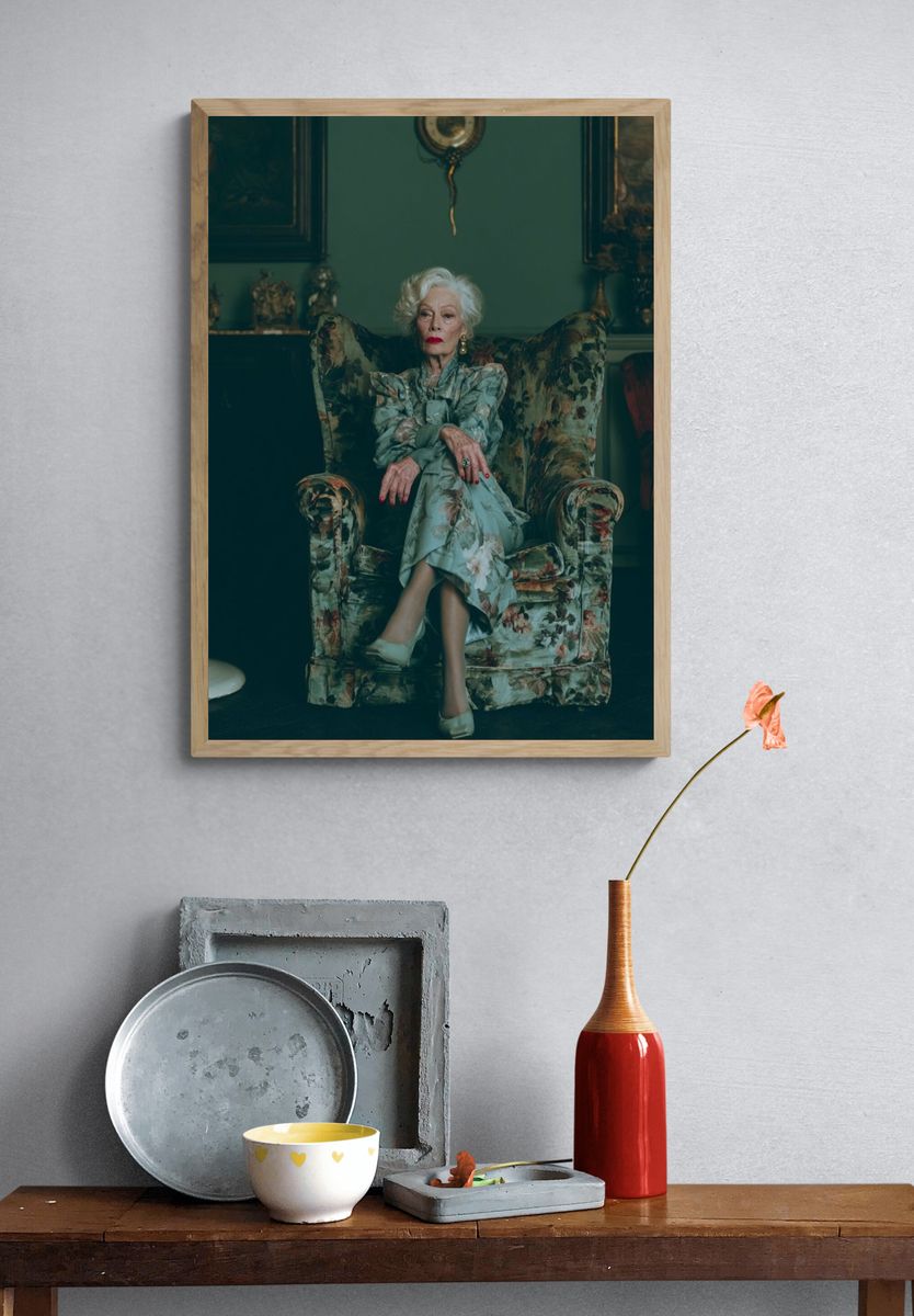 Elegant Portrait Photography Poster. — room view 3