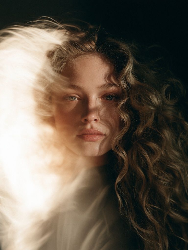 Dreamy Portrait Photography Poster. poster detail