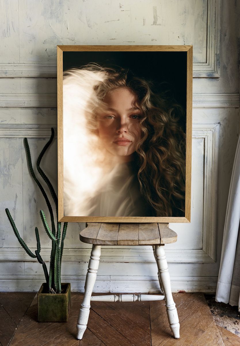 Dreamy Portrait Photography Poster. — room view 1