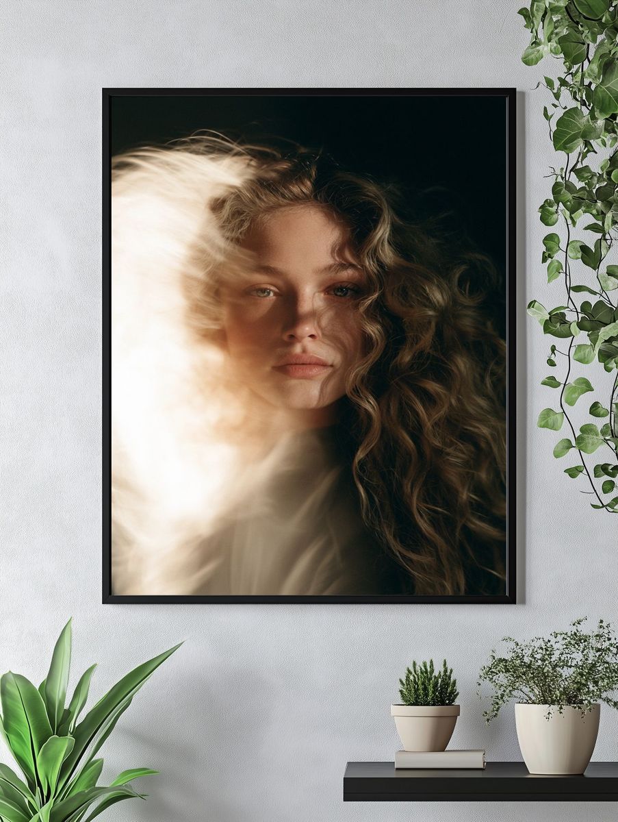 Dreamy Portrait Photography Poster. — room view 4