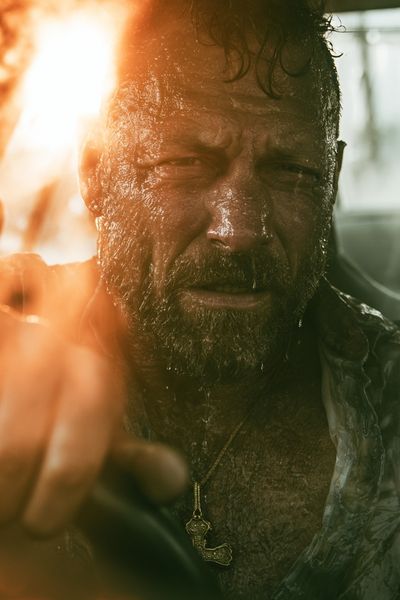 Intense Bearded Portrait Photography Poster.